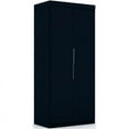 thumbnail image 2 of Manhattan Comfort Mulberry Wood Sectional Corner Wardrobe Closet in Blue, 2 of 12