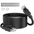 thumbnail image 1 of Cable Ethernet VoieTolt Cat 6 para exteriores, 13,5 m, 10 Gbps, resistente al agua, 1 of 8