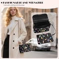 thumbnail image 3 of Pzuqiu Chrismas Lights Stars Leather Crossbody Bag Versatile Minimalist Small Leather Crossbody Bags for Women Metal Chain Strap Casual Vintage for Teen Girls-Women, 3 of 7