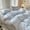 Blue, variant on 2 Pieces Boho Blue Plaid Bedding Set Blue Grid Duvet Cover with Zipper Ties 100% Washed Microfiber Bedding Set Luxury Soft Breathable Durable,Twin Size