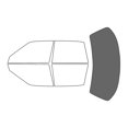 thumbnail image 2 of Rvinyl Window Tint Kit Compatible with Buick Century 1990-1996 (Sedan) - Rear Windshield Precut Kit, 2 of 8