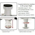 thumbnail image 3 of DEWEL Adjustable Stand Base for Washing Machine, Refrigerator, Dryer, Freezer, Size 17.6 to 26.77 in, 3 of 10