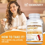 Cholesterol Support - with Niacin, Garlic, Cayenne - Supports Cardiovascular and Cholesterol Health, Promotes Circulation - 120 Count