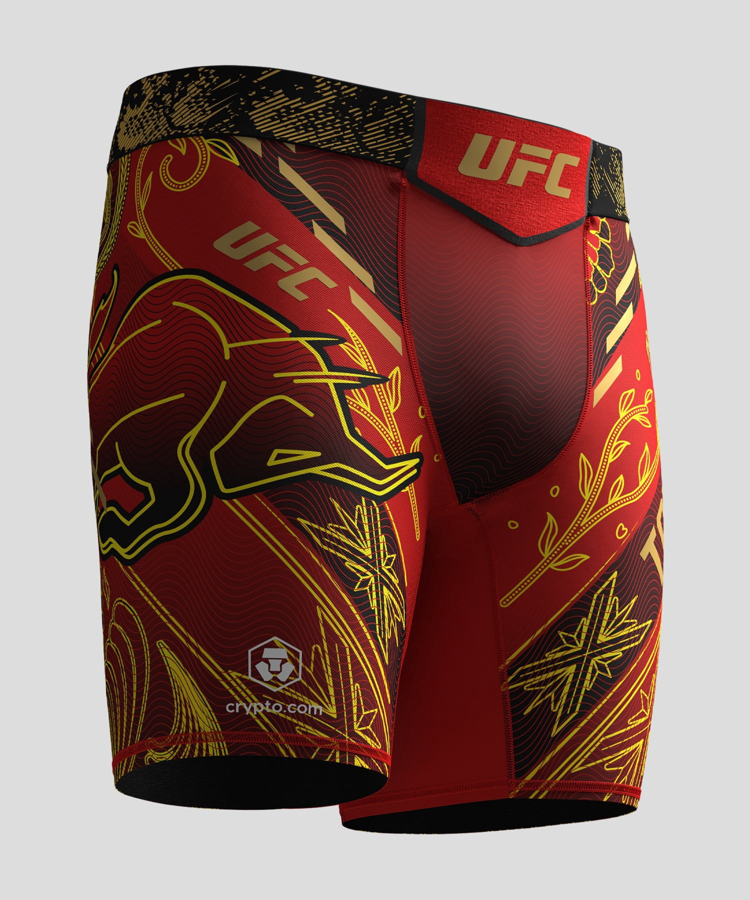 Men's UFC Unrivaled by Venum Red Ilia Topuria Vale Tudo Short - XX-Large