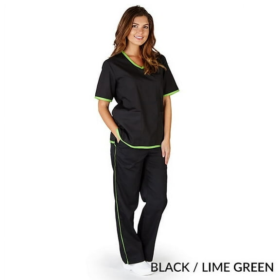 Super Soft Medical Scrub Top Premium Womans Junior Fit 3 Pocket Mock Wrap Top 8115