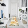 thumbnail image 4 of Yayeee Runner Rug for Bedroom 2'x6' Machine Washable Hallway Non Slip Mat, Beige Clouds, 4 of 8