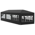 thumbnail image 6 of vidaXL Party Tent 9.8'x29.5' Anthracite Outdoor Canopy UV Waterproof and Water Resistant, 6 of 10