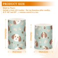 thumbnail image 3 of Cute Dog Pattern Flameless LED Candle Set with Remote, Battery Operated Color Changing Pillar Candles, Set of 2, 3 of 7