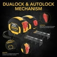 thumbnail image 5 of Lexivon DuaLock AutoLock Accurate Measurement Tape Measure, Nylon Coating, 25Ft, 2-Pack, 5 of 7