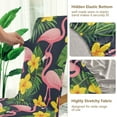 thumbnail image 5 of Yayeee 4 Pack Dining Chair Covers Stretch Parson Chairs Slipcovers Seat Protector, Flamingo Pattern, 5 of 6