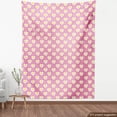 thumbnail image 4 of Ambesonne Romantic Fabric by the Yard Upholstery, Heart Shaped Eggs Design, 5 Yards, Pink Mustard and White, 4 of 5