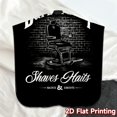 thumbnail image 5 of 1pc,2D Flat Printing Barbershop Shaves and Haircuts Fashionable Barber Gown,High Quality Hairdressing Apron for Professional Salons, 2D Flat, 5 of 8