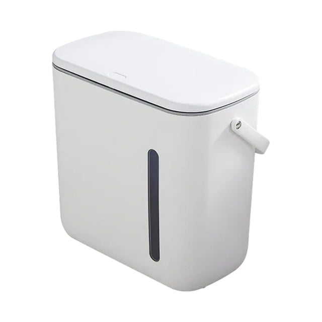 Cubo de basura con separación para residuos húmedos y secos, compartimentos, gran capacidad y cubo para té, ideal para furgonetas, cocina y baño.