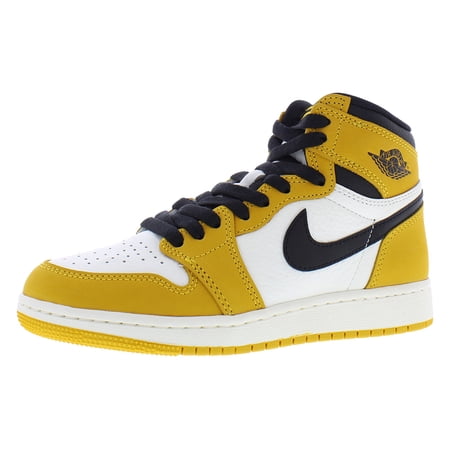 [FD1437-701] Grade School Air Jordan Retro 1 High OG "Yellow Ochre"