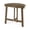 Gray, variant on 30.75 In Half Round Acacia Wood Bistro Table Foldable For Balcony Or Patio
