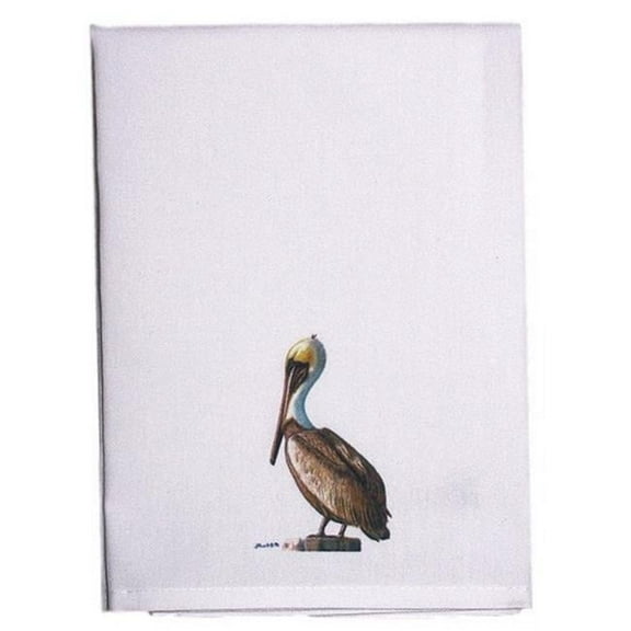 Betsy Drake Sitting Pelican Guest Towel Set of 2