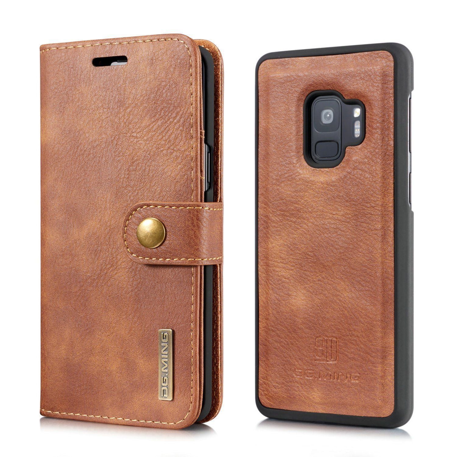 Cover for Leather Kickstand Mobile Phone Cover Extra-Durable Business Card Holders Flip Cover Samsung Galaxy S9 Flip Case 