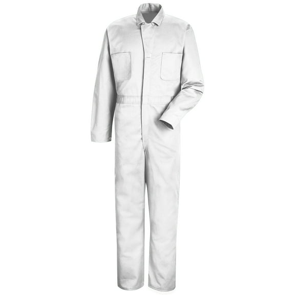 Red Kap Men's Button-Front Cotton Coverall
