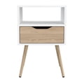 thumbnail image 3 of Mesa Noche Otom Blanco/Rovere Madera Aglomerada Excelsior, 3 of 4
