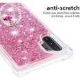 thumbnail image 5 of Glitter Clear Sparkly Bling Case for Samsung Galaxy Note 10+ Plus, Rugged Shockproof Flowing Liquid Floating Cover Women with Ring Holder Case for Samsung Galaxy Note 10 Plus  Rose Gold, 5 of 14
