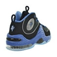 thumbnail image 3 of nike air penny ii mens hi top basketball trainers 333886 sneakers shoes (us 9, black varsity blue metallic silver 005), 3 of 6