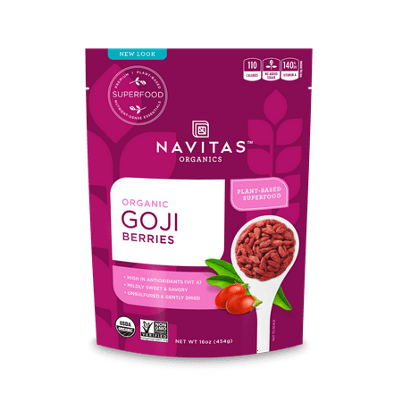 Navitas Naturals Organic Goji Berries, 1 Pound (Best Goji Berry Supplement)