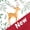 Xmas-Cute Reindeer, variant on Gogreen Christmas Twin Sheet Set 3-Piece, Soft Brushed Microfiber Bed Sheets Deep Pocket, Fade & Wrinkle Resistant Holiday Bedding (Christmas forest )