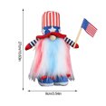 thumbnail image 2 of Gnomos patrióticos Muñeca sin rostro Decoraciones del 4 de julio Día de la Independencia Americana Decoraciones del Día de los Veteranos Tomte y Rayas Nisse, 2 of 5