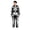 A-Black, variant on Men's Printed Hooded Jumpsuit For Men Futuristic Hoodie Romper With Graphic Design And Comfortable Fit