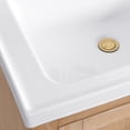 thumbnail image 6 of Gela 24" Single Sink Bath Vanity in Fir Wood Brown with Ceramic Basin and Mirror, 6 of 15