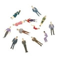 thumbnail image 4 of 13 piezas de personas a 1:50 trenes de plástico arquitectónico Baoblaze Figuras de personas diminutas, 4 of 7