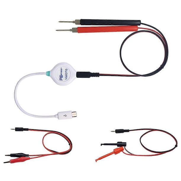 DC Voltage Meter OTG Android Phone Voltage Tester Measured Signal Waveform -40~40V Data Save File VoltOTG Easy Carry