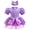 Purple K, variant on WIBACKER Baby Girls Romper Tutu Dress 3-18M Princess Bodysuit Tulle Dresses with Headband Birthday Christmas Halloween Costumes