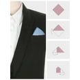 thumbnail image 3 of INSPIRE CHIC Men's Cotton Handkerchiefs Solid Color Pocket Square for Men, 3 of 4