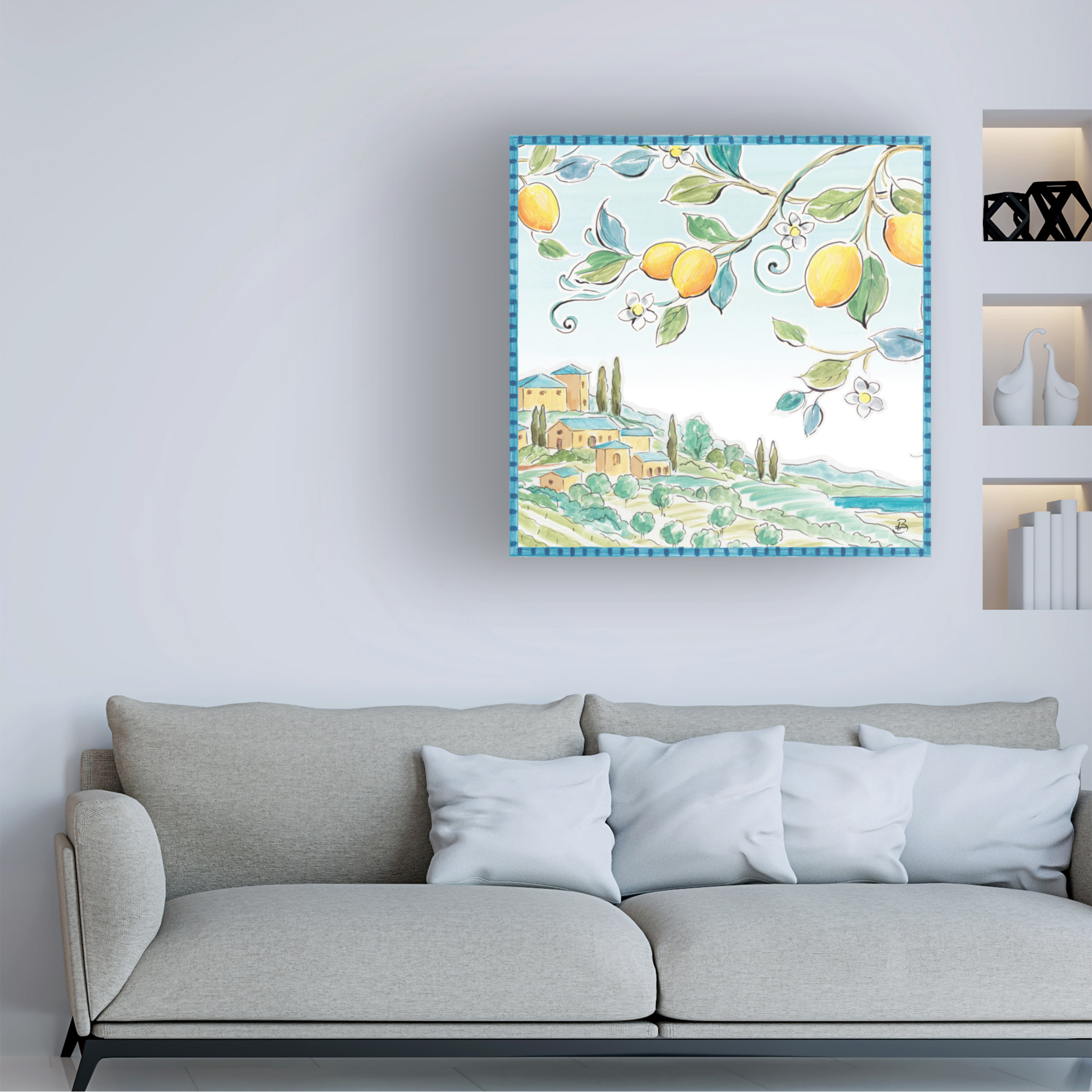 Mediterranean Breeze X' Canvas Art by Daphne Brissonnet