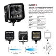 thumbnail image 5 of Go Rhino 750400321FCF Blackout Series - CUBEIT LED 3x3 Cube Flood Lights with Flush Mount, Pair, 5 of 10