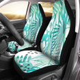thumbnail image 1 of Juego de 2 fundas para asientos de coche ABPHQTO diseño de hojas tropicales Universal, 1 of 4