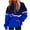 Blue B, variant on Ashirexll Womens Long Sleeve Tops, Womens Hoodies Pullover, Fall and Winter Gradient Print Hooded Long Sleeve Pocket Sweatshirt