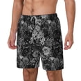 thumbnail image 1 of Fotbe Black Cats In A Garden Traje de Baño para Hombre – Shorts de Natación de Secado Rápido con Forro y Bolsillos-Large, 1 of 6