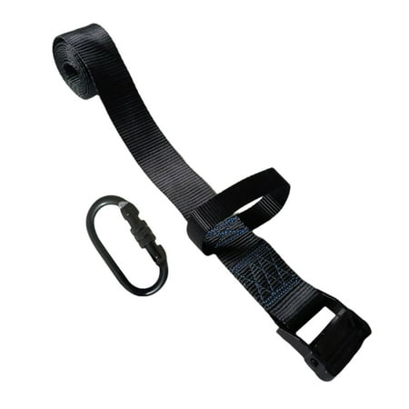 Heavy-duty Hunting Strap Adjustable Tree Stand Hunting Harness with Carabiner Heavy-duty Quick-connect Safety Strap for Treestand Hunting Gear