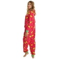 Angelina Women's FLEECE Novelty OnePiece Hooded Pajamas (1Pack
