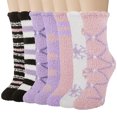 thumbnail image 2 of Loritta 7 Pairs Winter Womens Fuzzy Socks Soft Warm Cozy Fluffy Soft Fleece Socks Size 6-10, 2 of 7