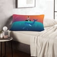 thumbnail image 6 of Pofeuu Lighthouse and Whale Print Polyester Microfiber Plush Pillowcases, Super Soft and Cozy Pillow Case Covers with Envelop Closure（Pillow core not included）-20"x30", 6 of 6
