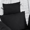 thumbnail image 5 of Eurhowing Hanging Egg Chair Cushion, Thick Non-Slip Patio Swing Chair Pad with Headrest & Armrest, Washable Garden Hanging Basket Seat Cushion for Indoor Outdoor Use, Black, 5 of 8