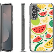 Shockproof Protective Phone Case Cover for Samsung Galaxy S25 FE, by OneToughShield - Watermelon Mix