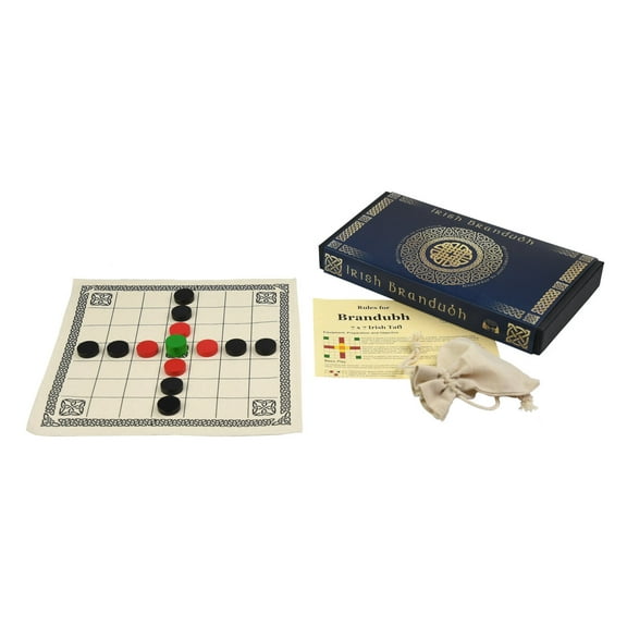 Irish Brandubh (Cloth Board Game in Box)