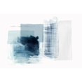 thumbnail image 3 of PI Studio 24x17 Black Modern Framed Museum Art Print Titled - Sheets of Blue II, 3 of 5