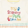 thumbnail image 4 of Inktastic Grammy and Papa Love Me Girls Baby Dress, 4 of 5