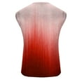 thumbnail image 4 of ZCFZJW Men's Sport Tank Tops Big and Tall Regular Fit Casual Tie Dye Gradient Print Summer Sleeveless Basic Tees Vest Loose Comfy Beach T-Shirt Watermelon Red XXXL, 4 of 5
