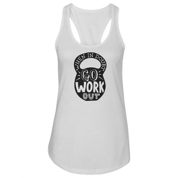 Go Work Out Tank Women -Image by Shutterstock, Female Large